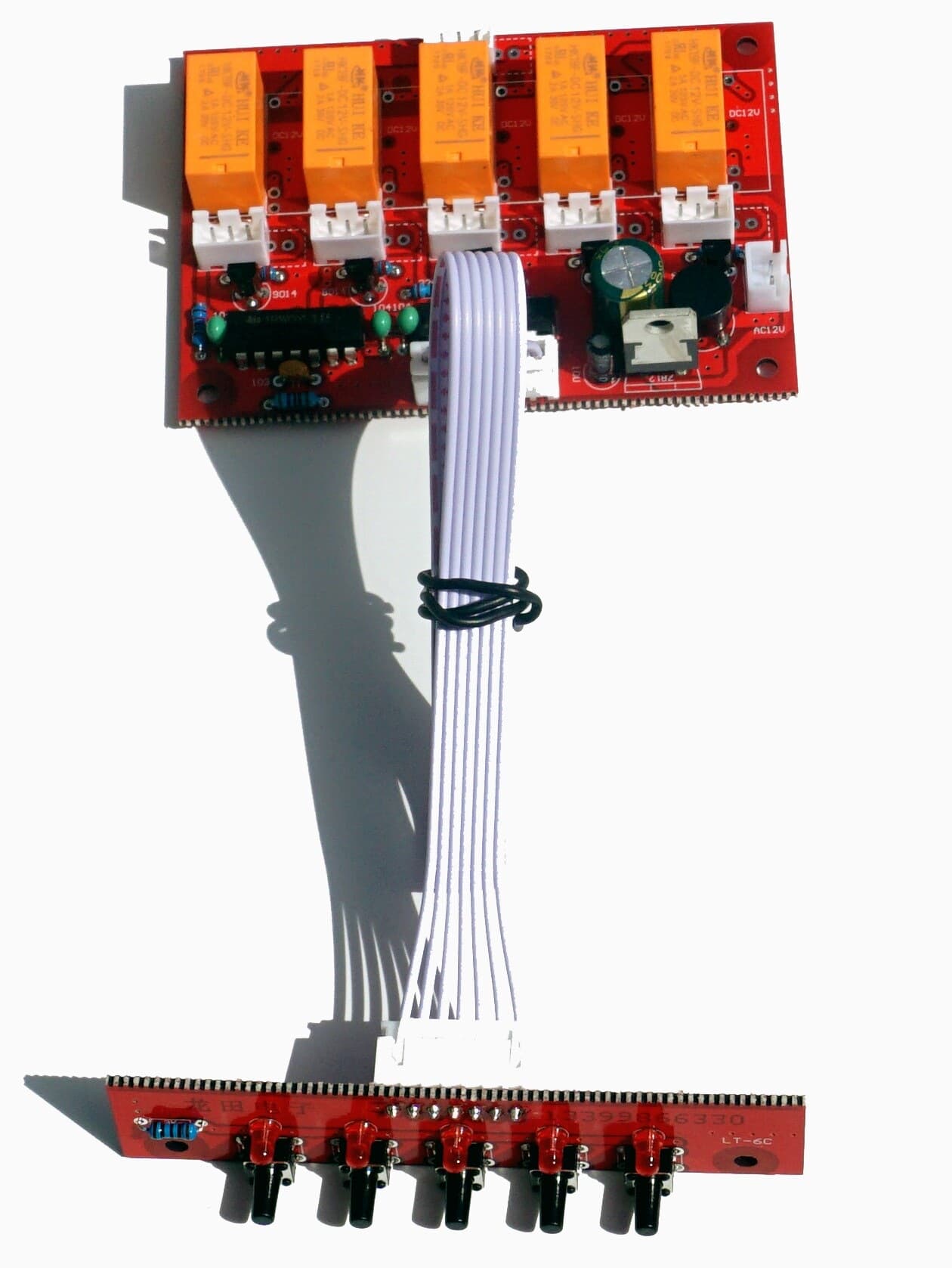 Audio 5-Channel Input Relay Source Signal 5-Gear Electronic Selector Audiophile DIY Preamplifier Music Switching Board