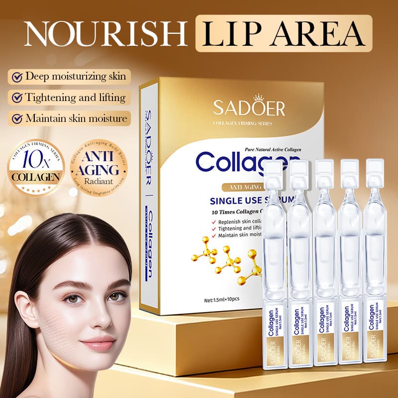 All-English Edition Sadoer Collagen Anti-Wrinkle Ampoule Essence Moisturizing and Hydrating Liquid Cross-Border Trade Wholesale Product