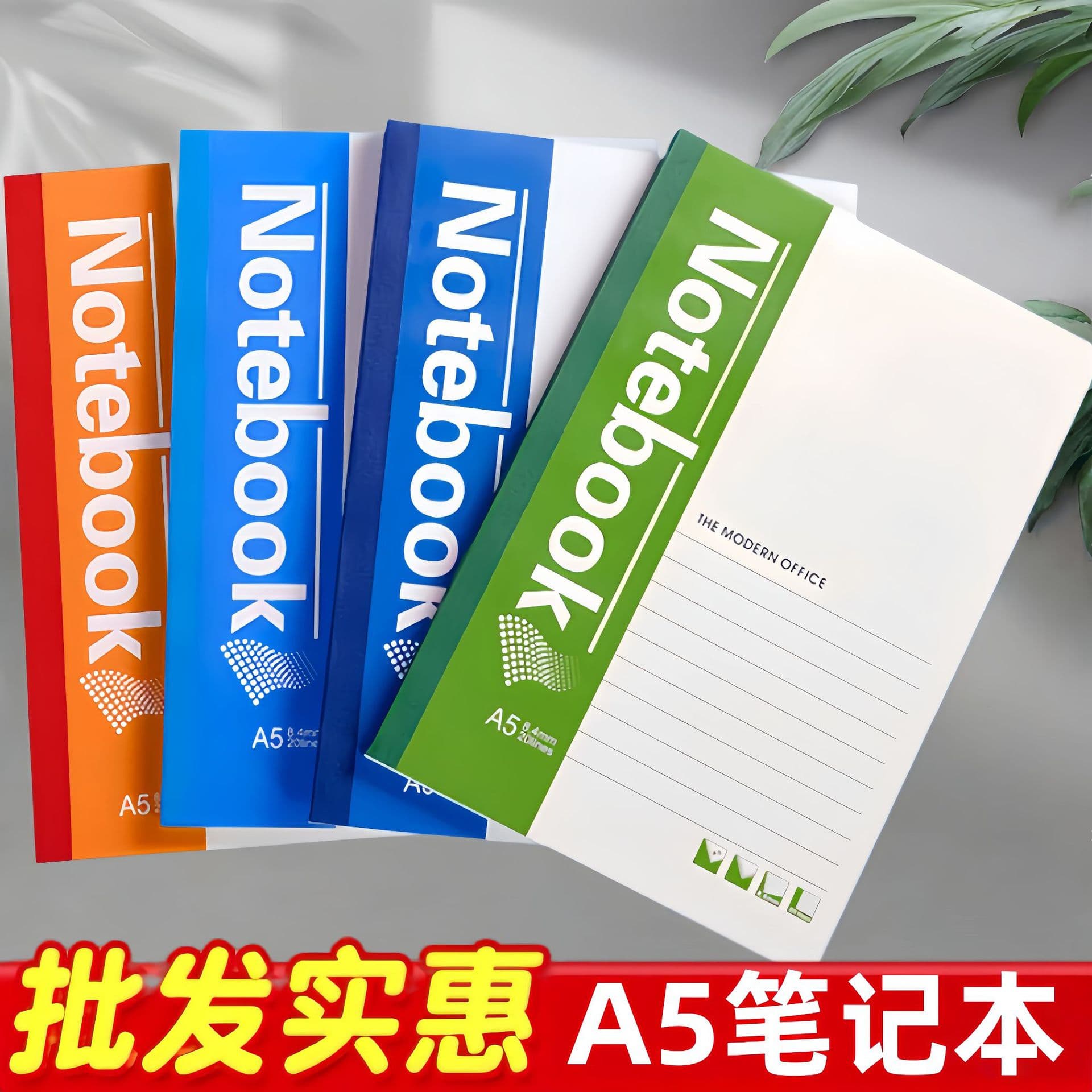 A5 Notebook Softcover Lined Journal Diary Planner for Office Meetings Business Notes Thick