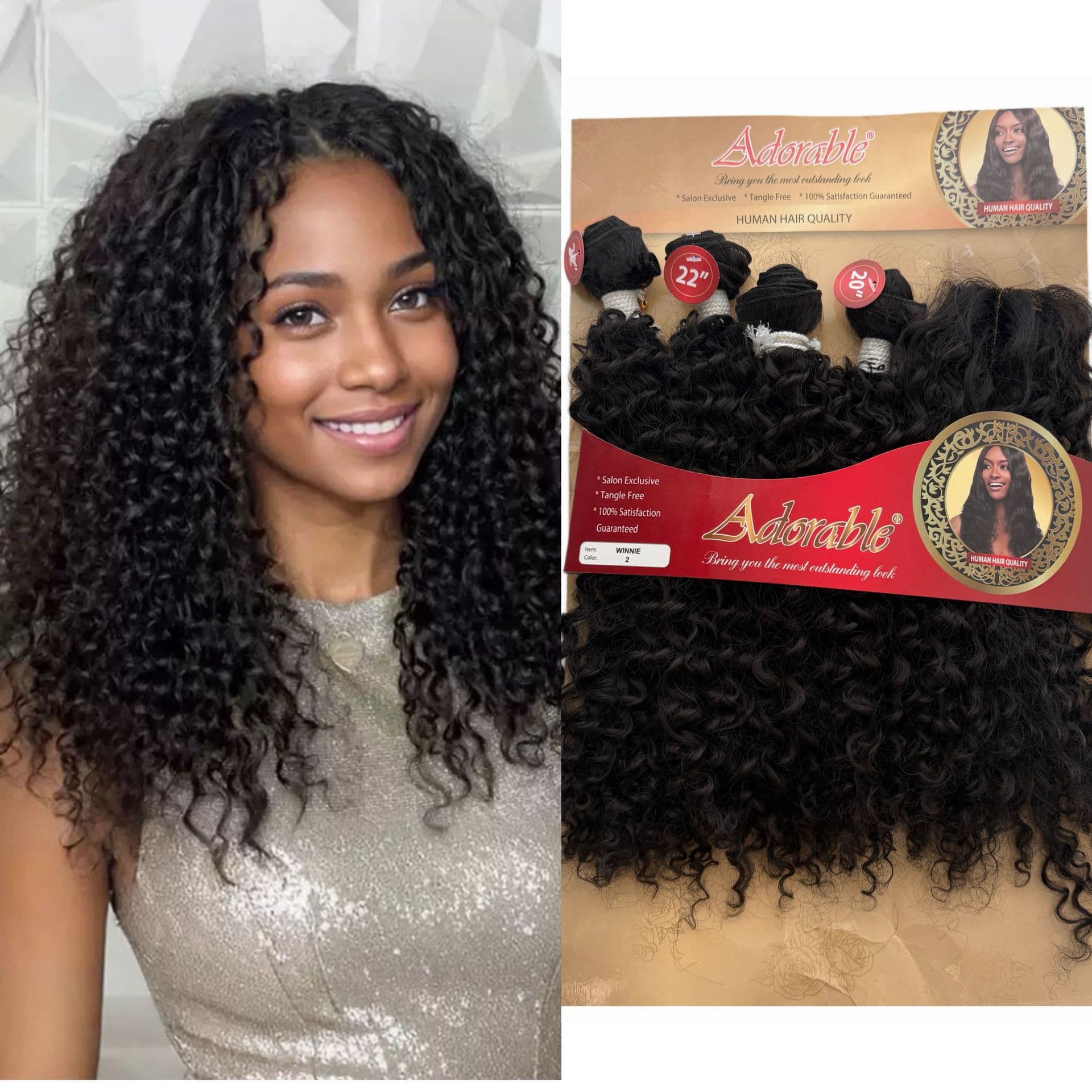 Jerrry Curly Small Curly Hair Topper 4 Pieces with Lace Base African Women Curly Hair Extensions Cross-Border Wholesale
