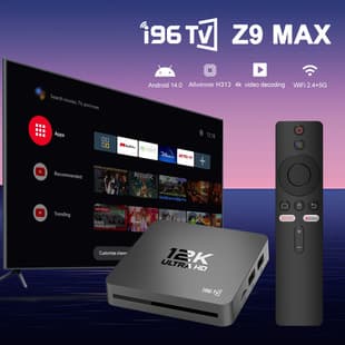 New Cross-border i96 Z9 MAX Android 14 TV Box H313 TV Box Dual WiFi Voice TV BOX ATV