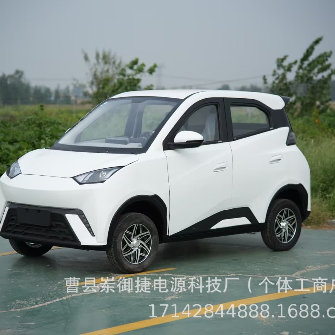 Old Man's Joy Four-Wheeled Electric Vehicle, New Energy Electric Four-Wheeler, High-End Electric Car, Seagull Model, Senior Scooter