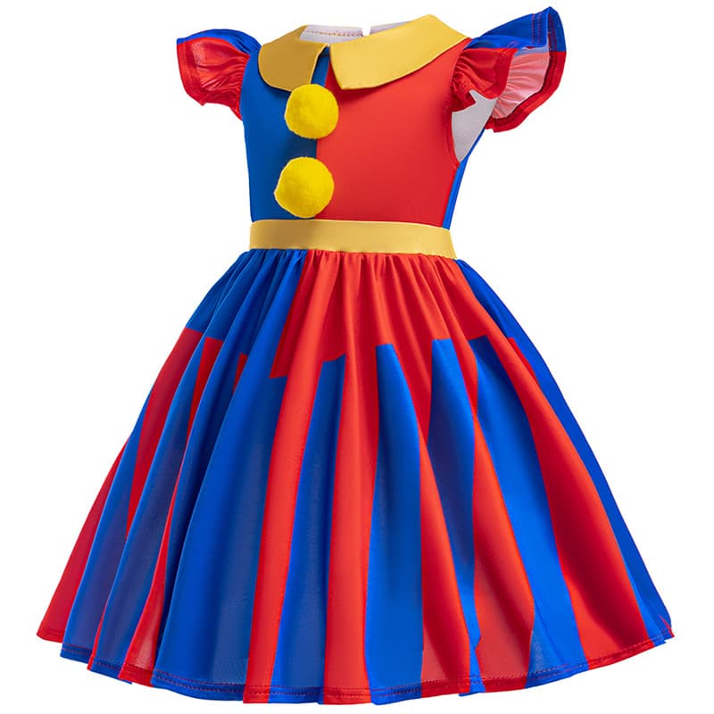 Cross-border new children's dress cosplay Pamni magical number circus Halloween costume costume