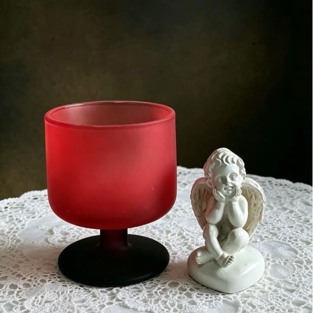 Vintage Retro Short Waist Curved Glass Cup, Ins Style American Coffee Cup, Specialty Drink Cup, Cold Drink Cup, Juice Cup
