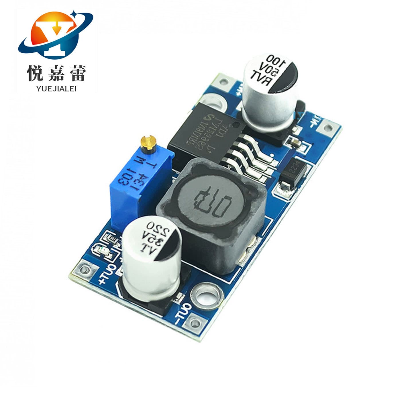 DC-DC Step-Down Power Module 3A Adjustable Buck Module LM2596 Voltage Regulator 24V to 12V 5V 3V