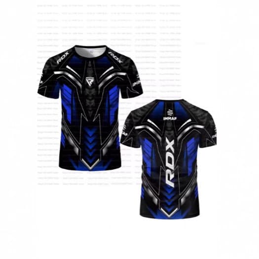 RDX Fighting Competition 2025 New Jersey Fan Printed T Shirt Men's Casual Short Comic Boxing