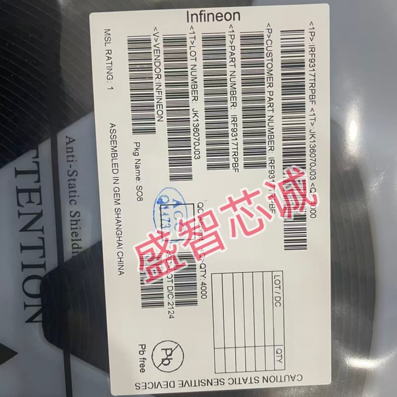New Original IRF9317TRPBF Marking F9317 SOP-8 P-Channel MOSFET In Stock
