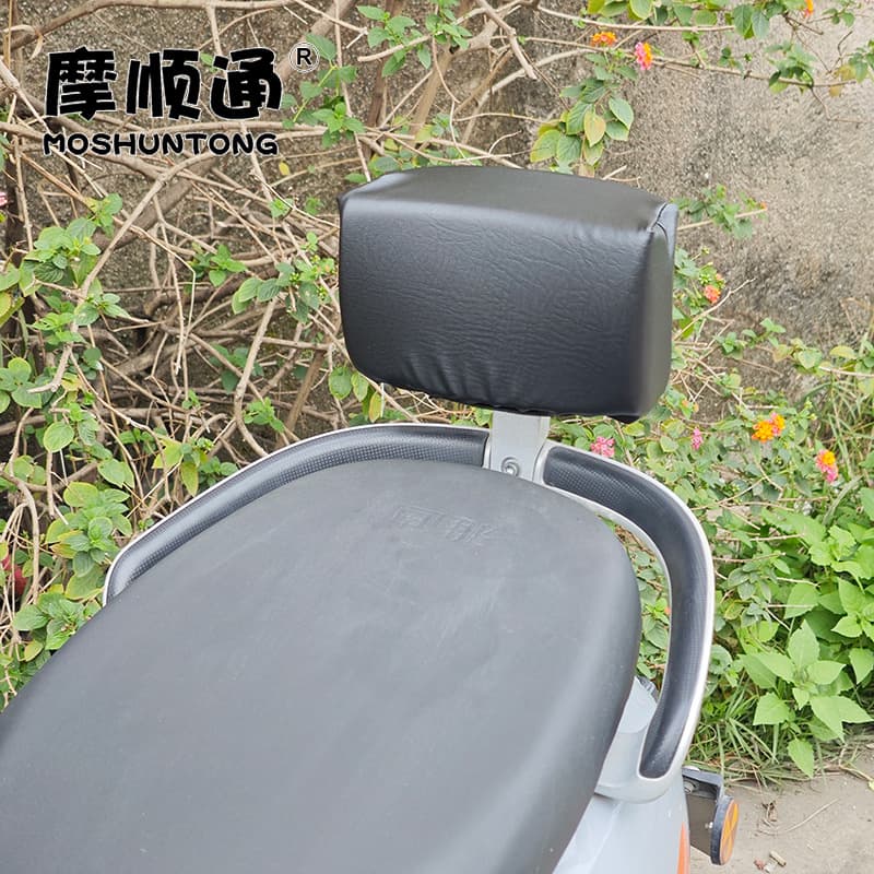 Electric vehicle anti-collision backrest cover Yadea Aima Tailin Ninebot electric vehicle sun protection shock absorption waist protection sponge backrest cover