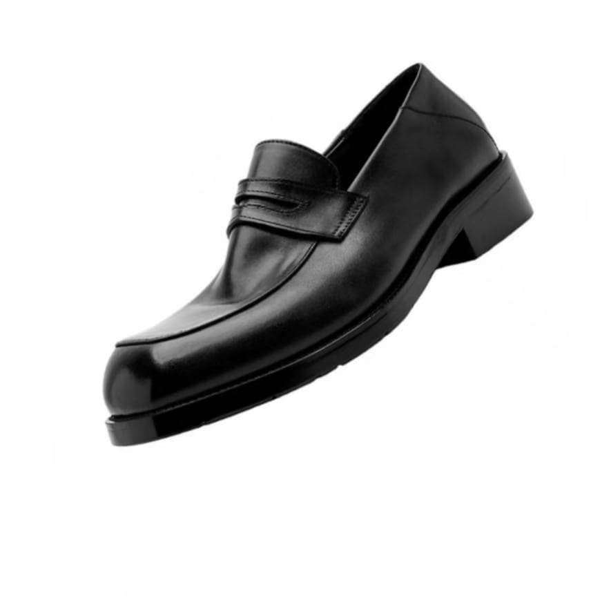 Men's washed calfskin slip-on genuine leather loafers, casual driving shoes, comfortable and casual men's leather shoes