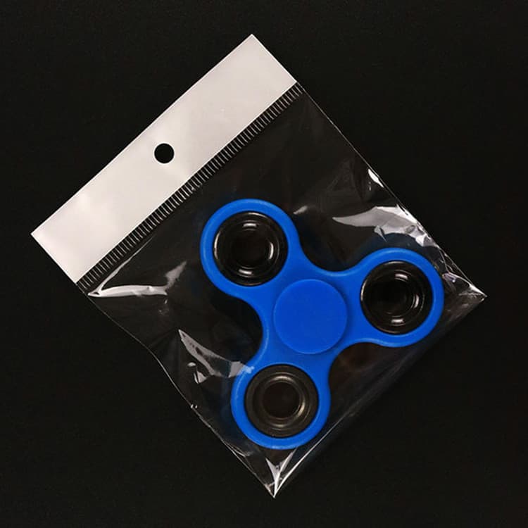 OPP Card Header Bag Self-Adhesive Transparent Hang Hole Sticker Bag OPP Bag with Card Header Decorative Packaging Bag High Clarity