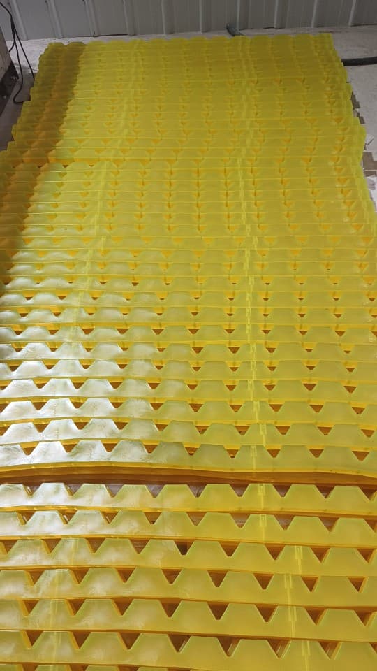 Polyurethane limit strip processing polyurethane strip manufacturer logistics turnover rack positioning block shock absorption special-shaped strip