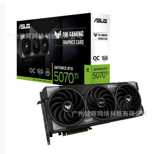 ASUS TUF-RTX5070TI-O16G-GAMING Suitable for Esports Gaming AI Design 4K High Refresh Rate 3A Graphics Card