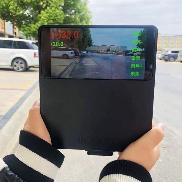Ewig HV600 handheld high-definition speedometer with automatic overspeed capture for industrial road vehicle speed limits