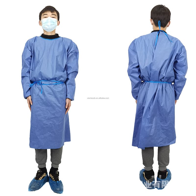 Disposable Non-Woven SMS Thickened Protective Workwear for Dust, Splash, and Epidemic Prevention
