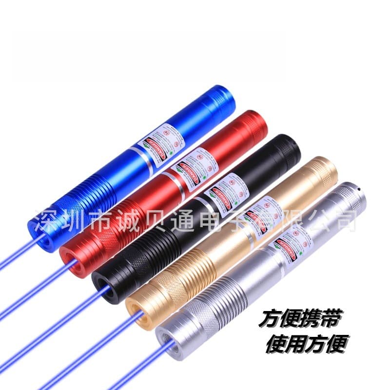B008 Blu-ray single-point black red gold blue silver laser pointing pen laser positioning aid