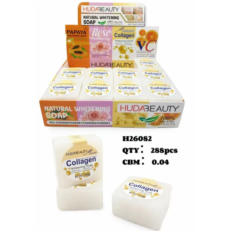 HUDA Huda beautiful BEAUTY Collagen Whitening Soap collagen whitening soap