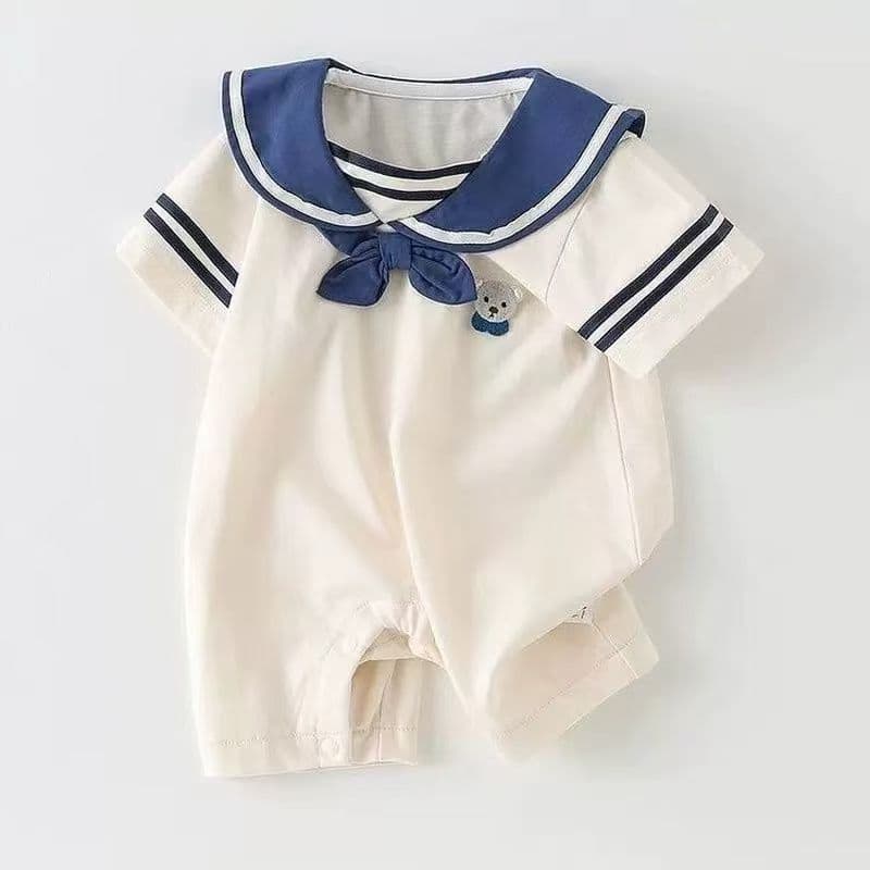 Summer baby clothes for infants and toddlers are super fashionable and cute. Short-sleeved crawling clothes for infants and toddlers. Thin baby summer clothes.