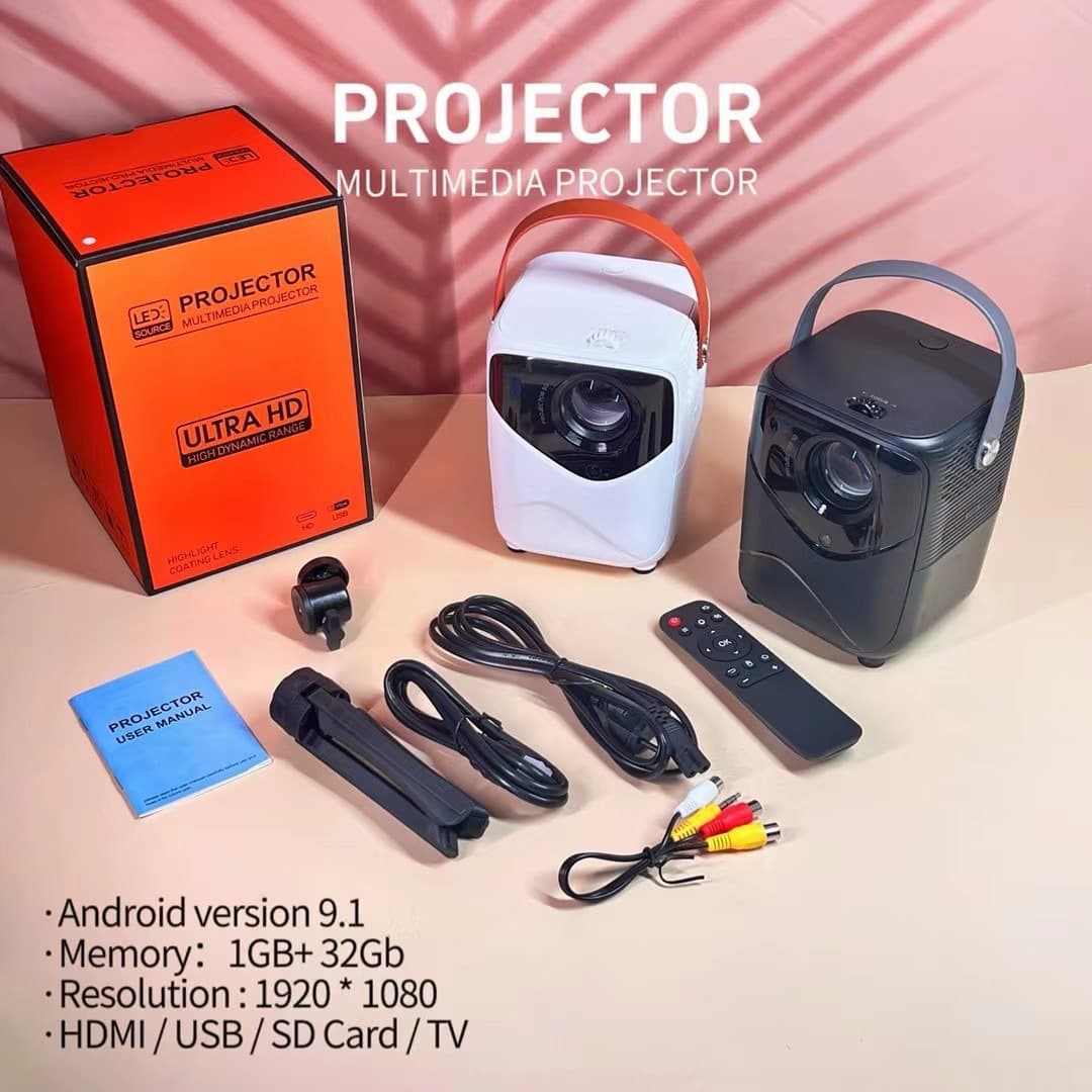 Cross-border T10/T11/A008/A007/K10 Portable Home Projector Outdoor 4K HD Projector