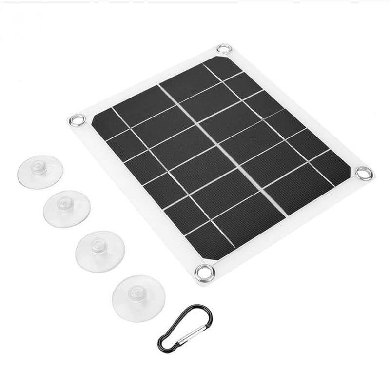 Solar Panel Charger 10W Solar Photovoltaic Panel Solar Power Bank Mobile Solar Charger