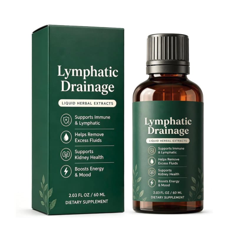 Lymphatic Drainage Drops Body Care Drops Gentle Body Care Drops