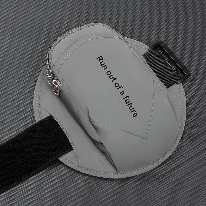 Night Running Sports Armband Phone Holder, Fitness Wrist Pouch, Breathable Reflective Arm Strap for Outdoor Cycling
