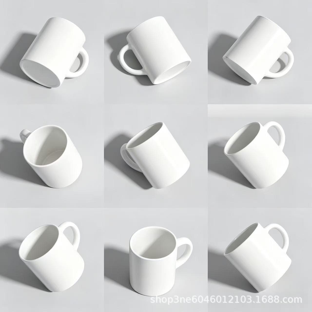11oz Sublimation Blank Coated Mug, European and American AA Grade Sublimation Mug for Heat Transfer