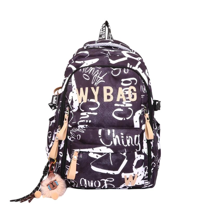 New Stylish Student Backpack for High School, Korean Style Unisex Large Capacity Laptop Bag, Outdoor Casual Backpack for Men