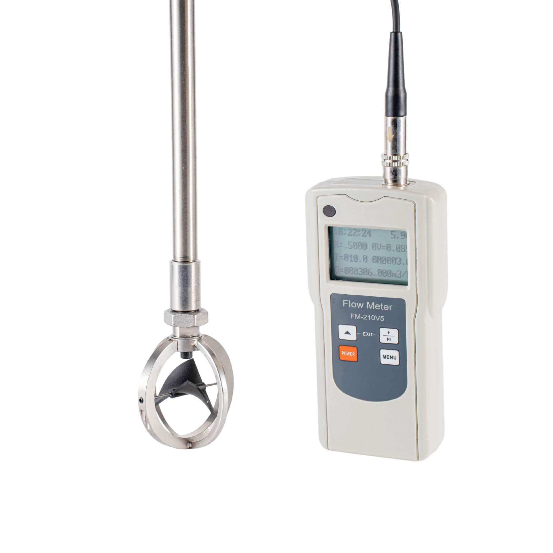 FM-210V5 Portable Flow Velocity Meter FM-210V10 Portable Flow Meter