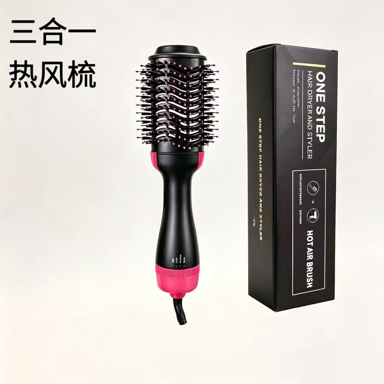 Electric Heat Comb Hot Air Comb Direct Supply Curling Iron Curling Comb Blow Comb Curler Hair Styling Straightening Comb Heating Comb
