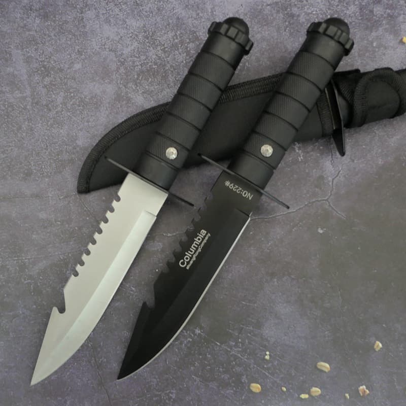 Yangjiang Knife Outdoor Knife 229 Portable Knife Car Self-Defense Knife Outdoor Fruit Knife Camping Window Breaker Knife Wholesale