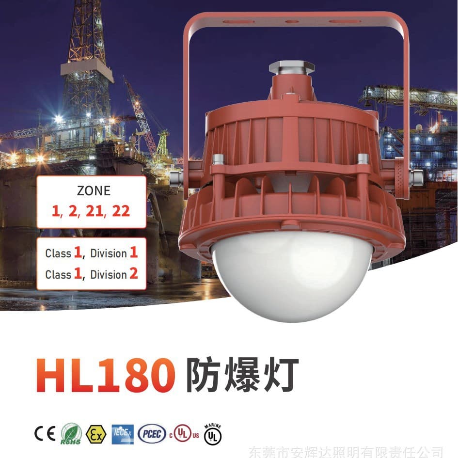 Zone 1 Explosion-Proof Lighting ATEx Certified LED Tunnel Explosion-Proof Light IECEx Dust Explosion-Proof CCC Explosion-Proof Certification