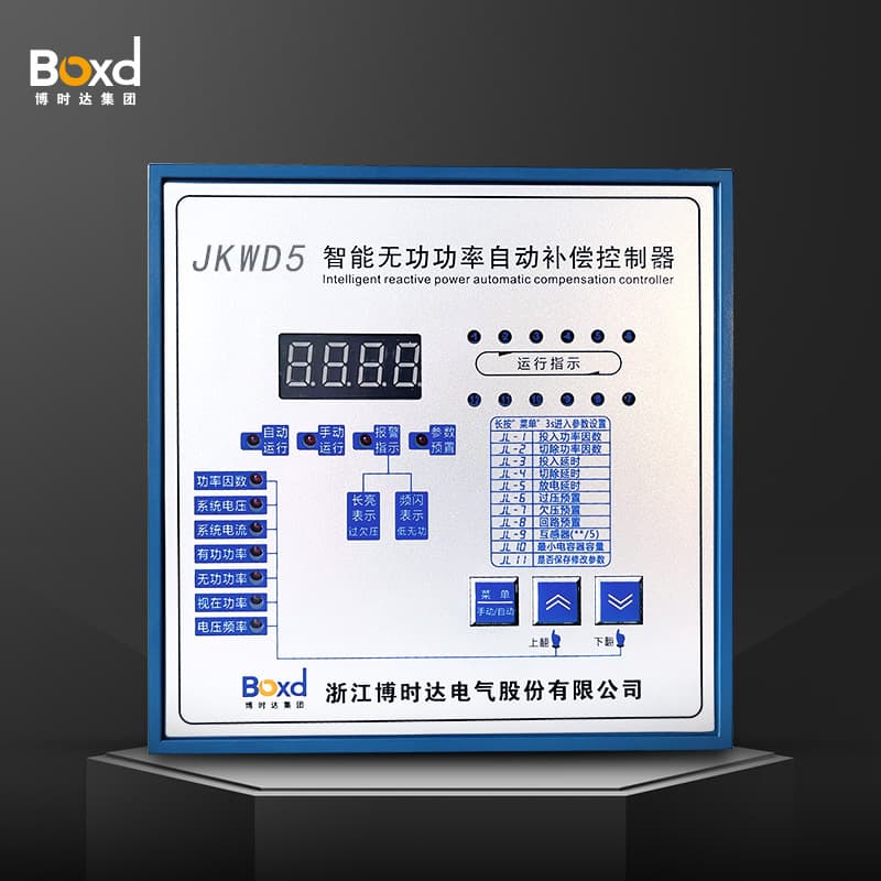 Boshida JKWD5 Series Reactive Power Compensation Controller 1-12 Circuits with Composite Switch Intelligent Control