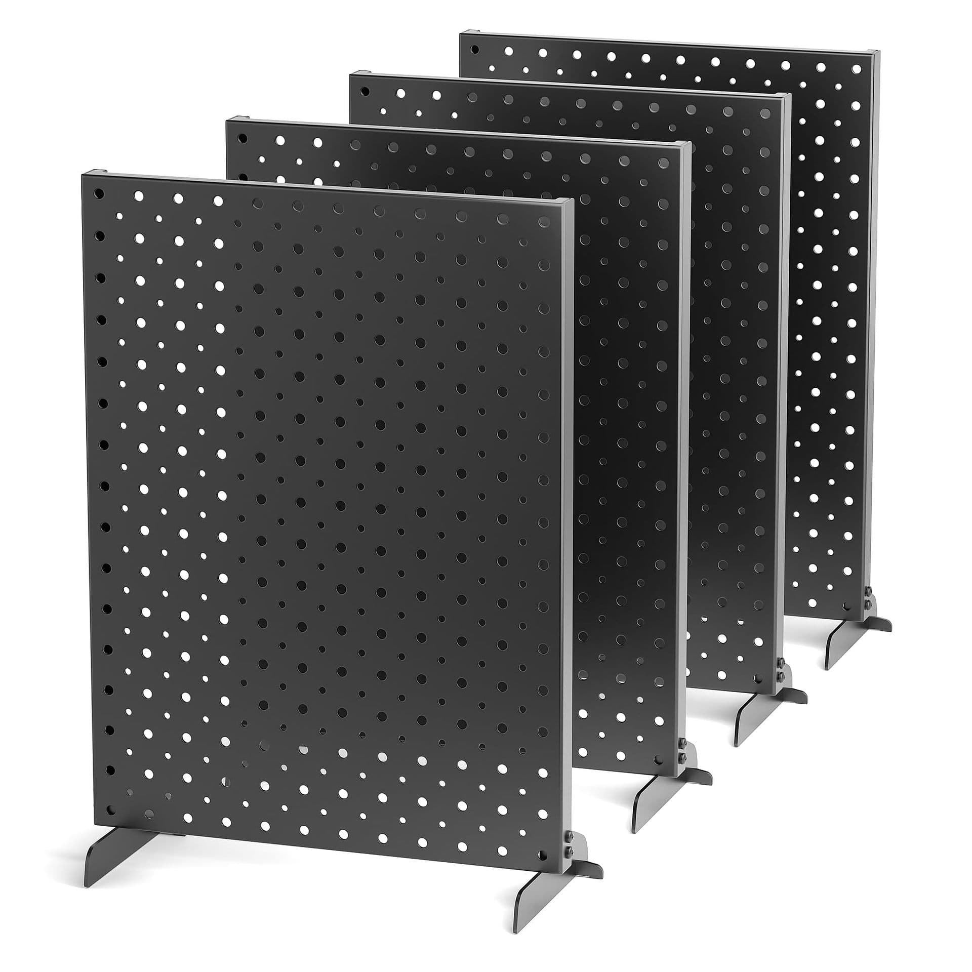12x16 Inch Pegboard Display Stand - Metal Desktop Organizer for Jewelry Accessories and Snack Racks