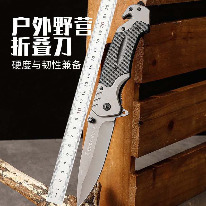 Factory spot outdoor camping folding knife portable multi-functional folding knife stainless steel pocket knife outdoor tool tactical knife
