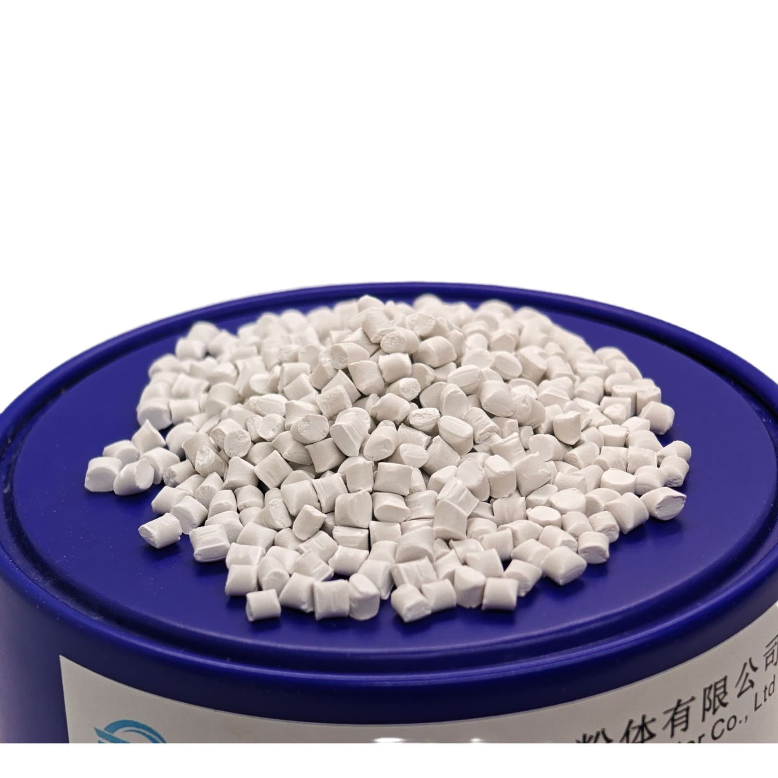 Talcum powder masterbatch, PP polypropylene modified granules, specialized for vacuum forming, low shrinkage, high whiteness.