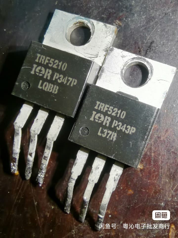 IRF5210 Original Imported Used PNP MOSFET, 40A 100V
