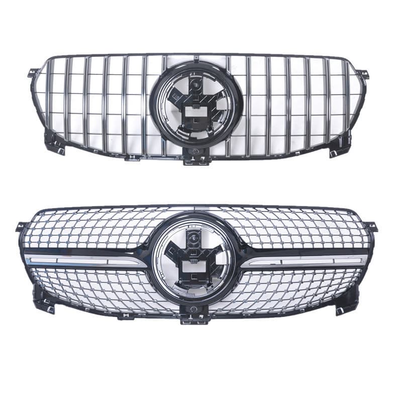 Compatible with 2020-2021 W167 Mercedes GLE Low Trim Upgrade Star GT Front Grille Radiator Cover