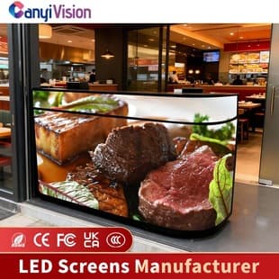 LED Display Front Panel - Bar Counter LED Screen, Stage P.86 P2.5, DJ Booth, Bar Counter