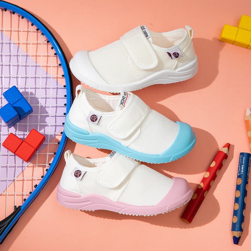 Children Canvas Shoes Girls Cloth Shoes Kindergarten Shoes Baby White Shoes Toddler Shoes Cloth Shoes Indoor Shoes