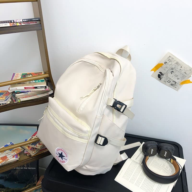 New Cross-Border Backpack Large Capacity School Bag for Middle and High School, College Women's Stylish Travel Backpack Men's Portable