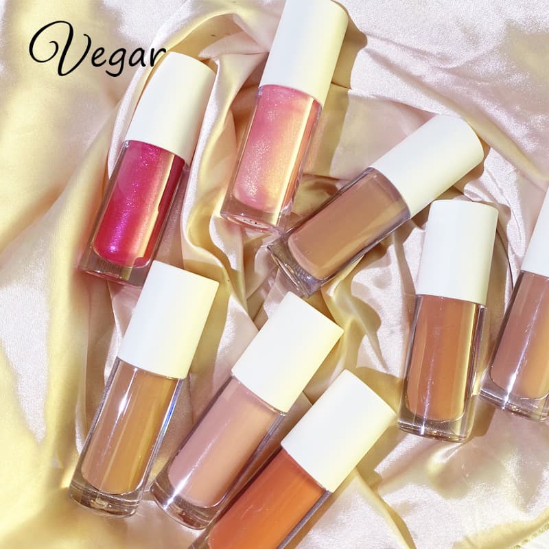 28-color chunky lip glaze foreign trade makeup zi moisturizing solid color bright lip gloss lipstick ready stock without logo