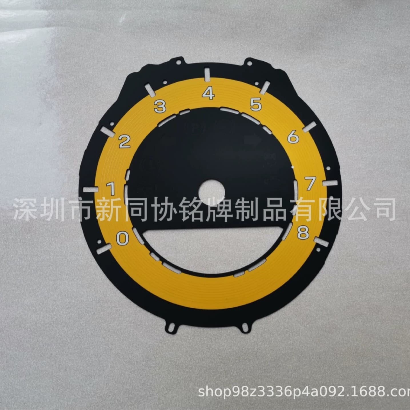Automotive Accessories Modification Black Original Gauge Paper for Older Cars Replace with Bright Colors to Enhance Beauty