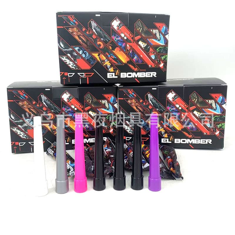 EL Brand Disposable Hookah Mouthpiece Bar KTV Colorful Plastic 100pcs/Pack