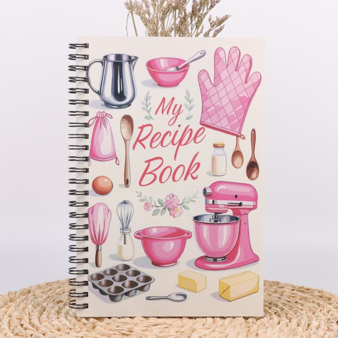 TEMU Hot Selling Cross-Border New Product: An Interesting Spiral Recipe Notebook - My Favorite Recipes