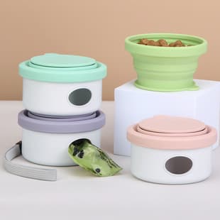 Pet Outdoor Three-in-One Food Storage and Feeding Device