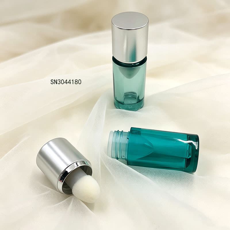 Round 9ml liquid blush tube DIY plastic liquid lip gloss empty tube refill bottle high gloss tube cosmetic packaging material