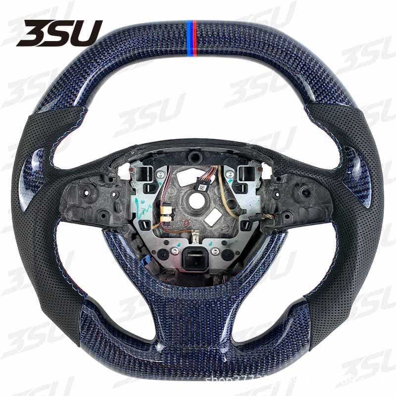 Car steering wheel suitable for BMW F10F18F01F02F05F06F30F35 modified carbon fiber steering wheel