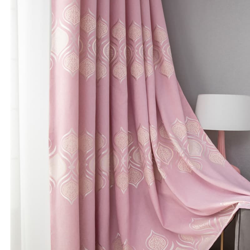 Curtain Jacquard Fabric Simple Light-Blocking Material for Living Room Bedroom Finished Products Customizable with 3.2m Height Fabric Factory