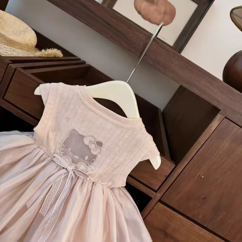【Ningli】Sweetheart! Korean-style Girls' 2026 Summer Fashionable Puffy Dress Birthday Dress Baby Dress