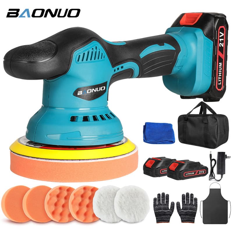 21V Lithium Battery Polisher Handheld Portable Magnetic Polishing & Grinding All-in-One Car Polisher